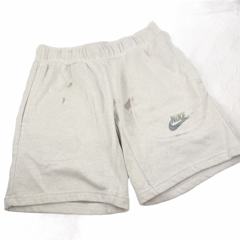 Nike Cotton Drawstring Heathered Shorts Small